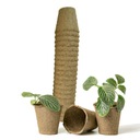 ТОРФЯНЫЕ ГОРШКИ - КРУГЛЫЕ 6x6 20 ШТ.