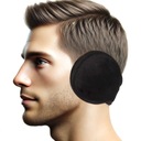 ЗИМНИЕ ДИСКРЕТНЫЕ МУЖСКИЕ КРУЖКИ-УШИ НА ЗАТЫЛЬЕ, ЧЕРНЫЕ