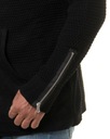 Kardigan Predĺžený sveter s kapucňou mikina zips Druh zapínateľný s kapucňou