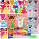 UKŁADANKA PUZZLE MAGNETYCZNE EDUKACYJNE PROJEKTOWANIE STROJÓW SALON MODY