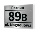 Табличка АДРЕСНАЯ доска АЛЮМИНИЙ Номер дома 30х40