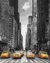 КРАСКА ПО ЦИФРАМ В РАМКЕ Такси Нью-Йорка Картина по номерам