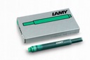 ПЕРЬЕВАЯ РУЧКА LAMY PEN С ЗАПРАВКОЙ ЗЕЛЕНЫХ ЧЕРНИЛ