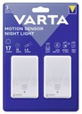 2x НОЧНИК С ДАТЧИКОМ ДВИЖЕНИЯ АККУМУЛЯТОР ВАРТА