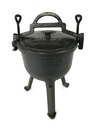 Эмалированный чугунный казан емкостью 8 л 5504