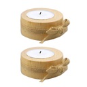 ДЕРЕВЯННЫЕ ПОДСВЕЧИ МИНИ-ЦВЕТОЧНЫЙ ГОРШОК ДЛЯ СУКУЛЕНТОВ