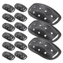 15 PIECES OCHRANIACZY PODBRODKA DO KASKOW, CZARNE, Z TWORZYWA SZTUCZNEGO  photo 6