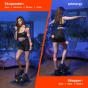 Stepper Plenergy X1 s napájacími lanami fitness schody Steper tréningový 2v1 Model X1