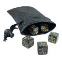 КУБИК K6 1,6 СМ RPG БОНУС СЧЕТЧИК ПОЛОЖИТЕЛЬНЫЙ + ОТРИЦАТЕЛЬНЫЙ MTG