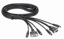 KVM-кабель 1x VGA M/F + 2x PS/2 M/M THOMSON 1,8 м