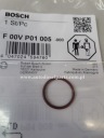 F00VP01005 ORING PIERŚCIEN USZCZ. NA OBUDOWĘ WTRYSKIWACZA CR ORYG. BOSCH
