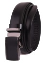 Мужской кожаный ремень АВТОМАТИЧЕСКИЙ 3,2 см, костюм