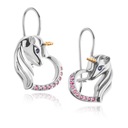 SREBRNE KOLCZYKI DZIECKA DZIEWCZYNKI JEDNOROŻEC