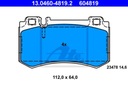 ZAPATAS DE FRENAPARA PARTE TRASERA ATE PARA MERCEDES S CL 65 