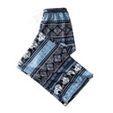 Dámske háremové nohavice Vysoký pás Ľahké Vintage Veľkosť Bohemian Boho Blue Dĺžka nohavíc iná