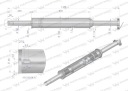 MUFFLER ROUND LONG 5.5KG 1180MM URSUS C-360 (PROSTY) INOX WARYNSKI  photo 5