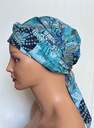Лара w-365 женский платок на голову из вискозного тюрбана, также после химиотерапии