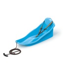 PROSPERPLAST TOPO Большие санки, веревка, спинка, ремни детские, синие