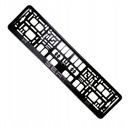 3D РАМКА НОМЕРНОГО ЗНАКА СИДЕНЬЯ 2 ШТ.