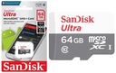 Карта памяти SanDisk microSD SDXC емкостью 64 ГБ