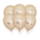 BALONY Na Chrzest BOHO 6SZT dekoracja sali