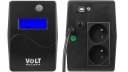 ИСТОЧНИК СРОЧНОГО ПИТАНИЯ КОМПЬЮТЕРА VOLT MicroUPS 1000ВА 600Вт аккумулятор 9Ач AGM