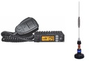 МАЛЕНЬКАЯ CB-РАДИО ALBRECHT 6120 VOX MINI + МАГНИТНАЯ АНТЕННА MIDLAND LC59 72см