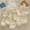 5 párov Lolita ponožky mašlička čipkované ponožky JAPAN Značka Inna marka