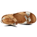 Hnedé Sandále Wasak Módne Pohodlné Topánky Kód výrobcu 0473 Brąz+Złoty
