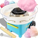 MASZYNA DO WATY CUKROWEJ DOMOWA WATA CUKROWA MASZYNKA WÓZEK + PATYCZKI 550W
