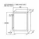 Amica WCU2K60B45.1 встроенный холодильник для вина
