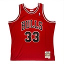 Футболка Mitchell & Ness CHICAGO BULLS — SCOTTIE PIPPEN #35 — КРАСНАЯ — XL
