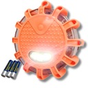 ВСПЫШКА СИГНАЛЬНАЯ ЛАМПА СВЕТОДИОДНАЯ ФАЛЕРА ROAK ДИСК МАГНИТ SKYLED + БАТАРЕИ