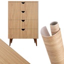 Самоклеящаяся мебельная пленка из дубового шпона для мебельной столешницы, дверцы стола 2 х 45 см