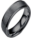 Черное простое кольцо-печатка, ПАНК-СТАЛЬ