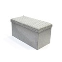 Intesi Velse светло-серый черный пуф с принтом