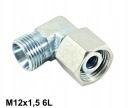 КОЛЕНО ГИДРАВЛИЧЕСКОЕ AB M12x1,5 6L