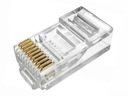 RJ50/10P10C UTP вилка для круглого кабеля AWG24-27 провод 10шт.