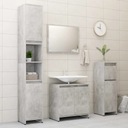 vidaXL Kúpeľňová skrinka, sivá betónová, 30x30x95 cm, drevotrieska Značka VidaXL
