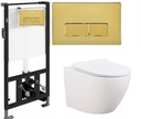 КОМПЛЕКТ 7в1 СКРЫТЫЙ + БЕЛЫЙ УНИТАЗ + КНОПКА ARBO