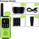 Retevis RT649P Walkie Talkie (1 para, zielona)