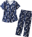 Dámsky pyžamový set, letná krátka nočná bielizeň,odevy domáce oblečenie