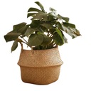 ЦВЕТОЧНЫЙ ГОРШОК, ПЛЕТЕННАЯ КРЫШКА, ЦВЕТОЧНАЯ КОРЗИНА XXL, 45 СМ