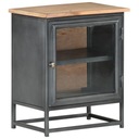 vidaXL Nočný stolík, sivý, 40 x 30 x 50 cm, masívne akáciové drevo Hmotnosť (s balením) 13.2 kg