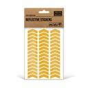 Светоотражающие наклейки ARROW для велосипедов, шлемов и автомобилей.