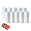 СВЕЧИ СВЕЧИ НАБОР СВАДЕБНЫХ СВЕЧ, БЕЛЫЕ 10 СМ СВЕЧА ДЛЯ ОБЩЕНИЯ 10X СВЕЧИ