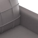 2-OSOBOWA SOFA, SZARY, 140 CM, ШТУЧНА ШКІРА  (17989936010) фото min 6