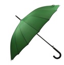 Зонт 16 ПАНЕЛИ, зеленый, ручной, STRONG, 5 цветов