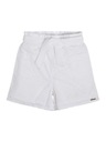 GUESS Тканевые шорты J3GD04 WFGJ0 Белые, свободного кроя