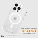 Case-Mate Ultra Tough Plus D3O MagSafe - Etui iPhone 15 Pro (Clear) Materiał tworzywo sztuczne